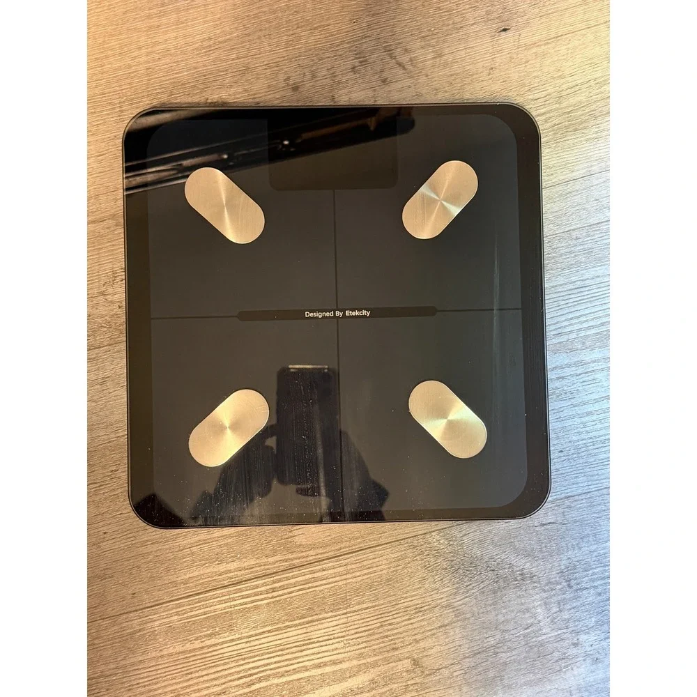 Etekcity Digital Body Weight Scale Black‎ Glass Smart Fitness Scale